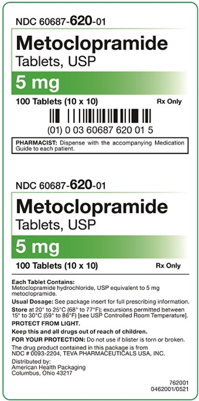 5 mg Metoclopramide Tablets Carton (5 mg Carton)